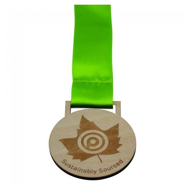 Promotional Bespoke Wooden Medal 30mm