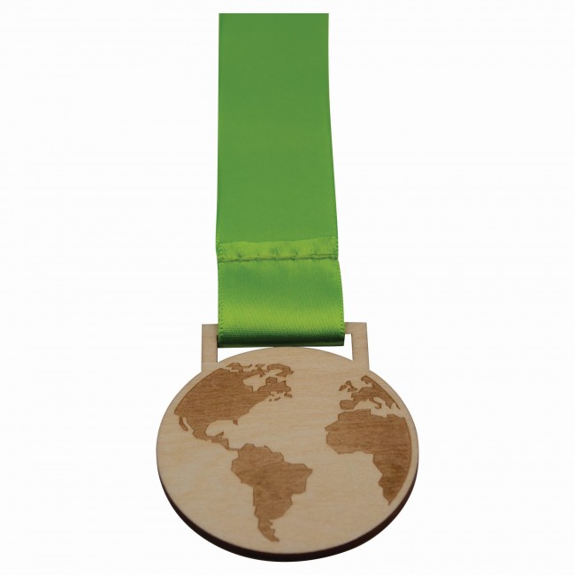 Promotional Bespoke Wooden Medal 40mm