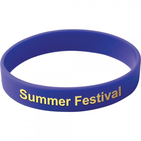 Promotional Silicone Wristband Adult Size