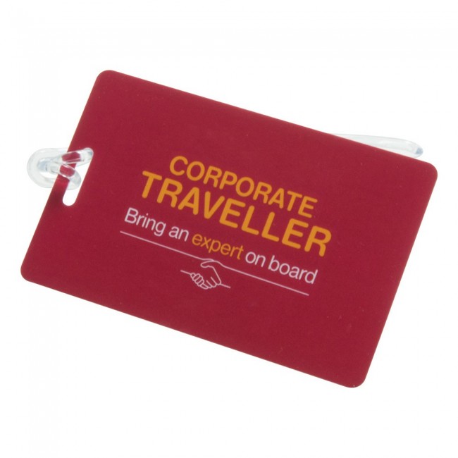 Promotional Silicone Loop Luggage Tag