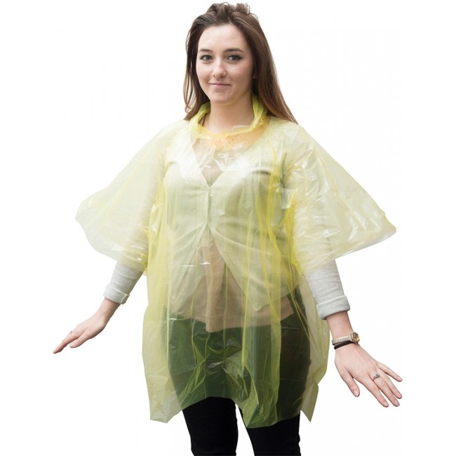 Promotional Disposable PE Poncho Adult Size