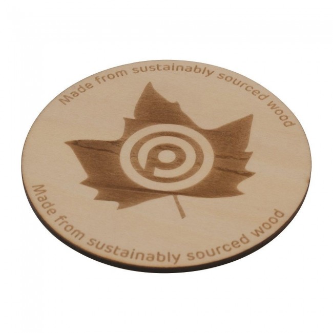 Promotional Wooden Coaster 90mm