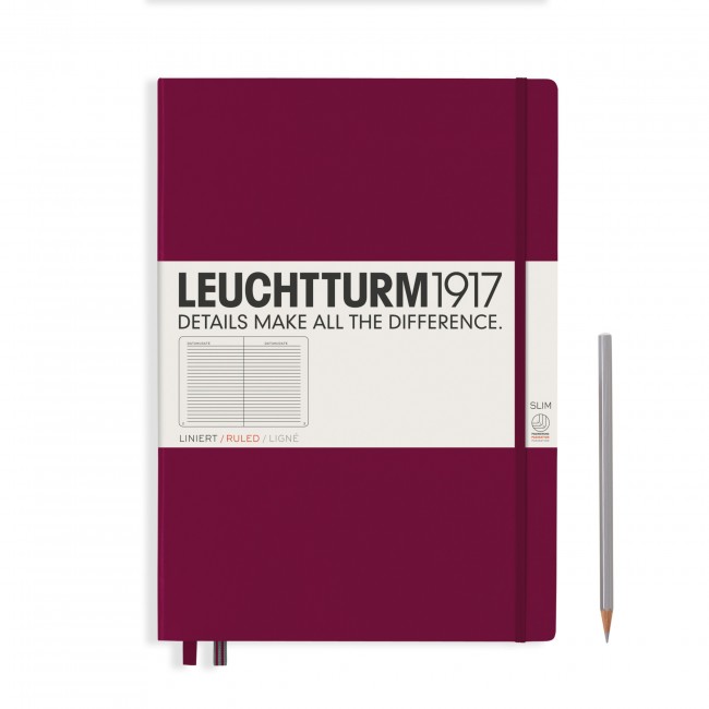 Promotional Leuchtturm Hardcover Master Slim A4+ Notebook - Image 2