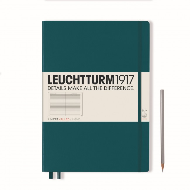 Promotional Leuchtturm Hardcover Master Slim A4+ Notebook - Image 3