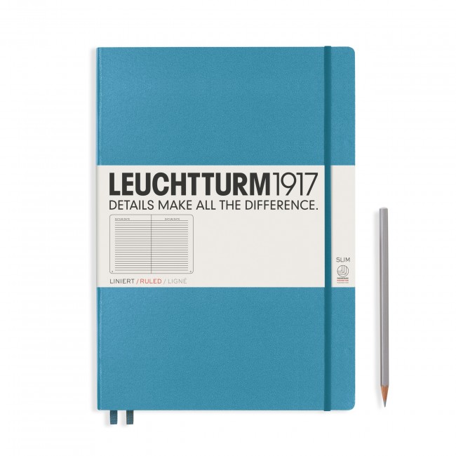 Promotional Leuchtturm Hardcover Master Slim A4+ Notebook - Image 4