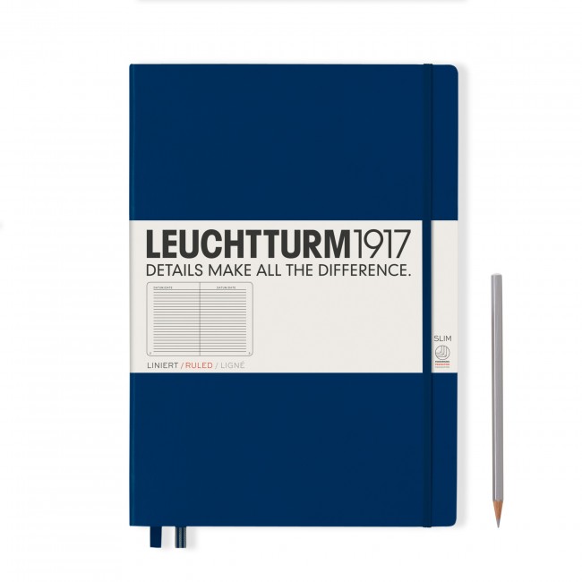 Promotional Leuchtturm Hardcover Master Slim A4+ Notebook - Image 5