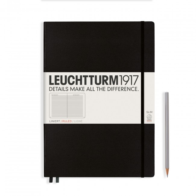 Promotional Leuchtturm Hardcover Master Slim A4+ Notebook - Image 6