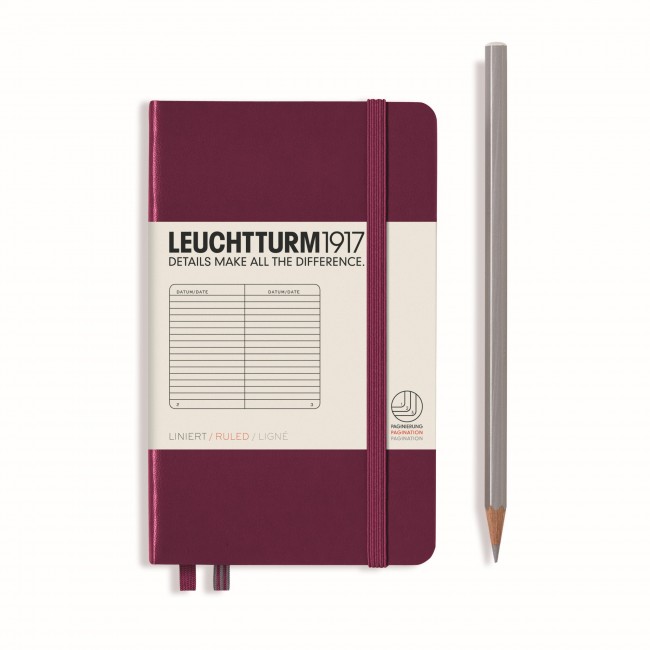 Promotional Leuchtturm Hardcover Pocket A6 Notebook - Image 1