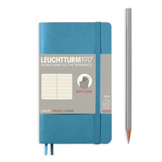 Promotional Leuchtturm Softcover Pocket A6 Notebook - Image 1