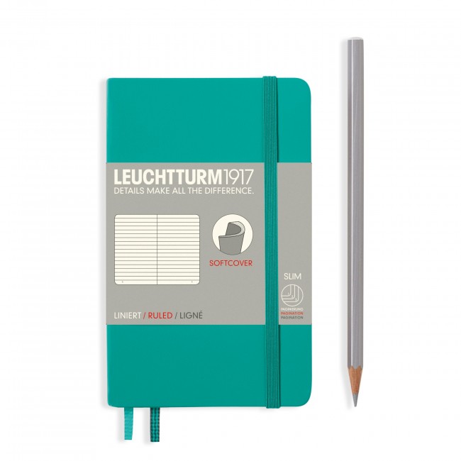 Promotional Leuchtturm Softcover Pocket A6 Notebook - Image 4