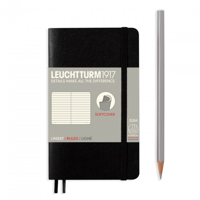 Promotional Leuchtturm Softcover Pocket A6 Notebook - Image 5