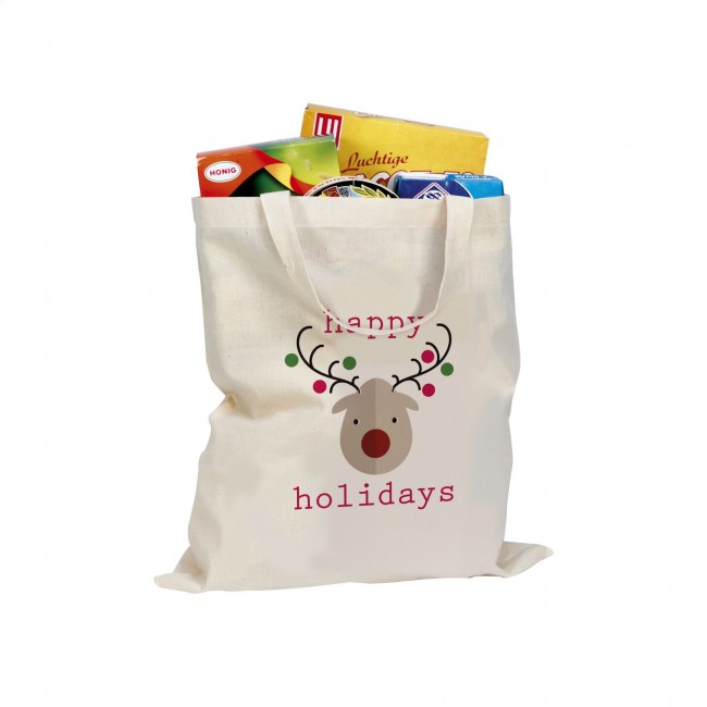 Promotional ShoppyBag (135g/m²) short handles cotton bag