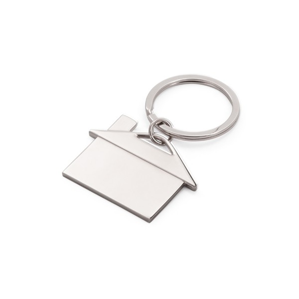 Promotional Metal House Keyring