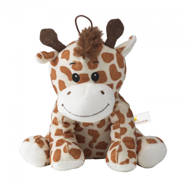 Promotional Wamblee plush giraffe cuddle toy