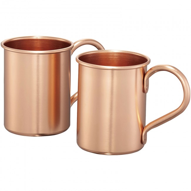 Promotional Moscow mule 415 ml mugs gift set