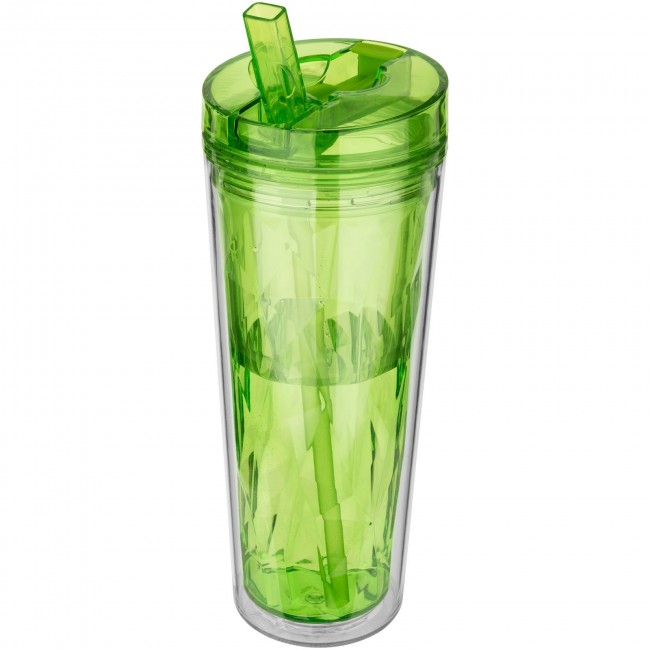 Promotional Flip n Sip 535 ml geometric insulated tumbler - Image 4