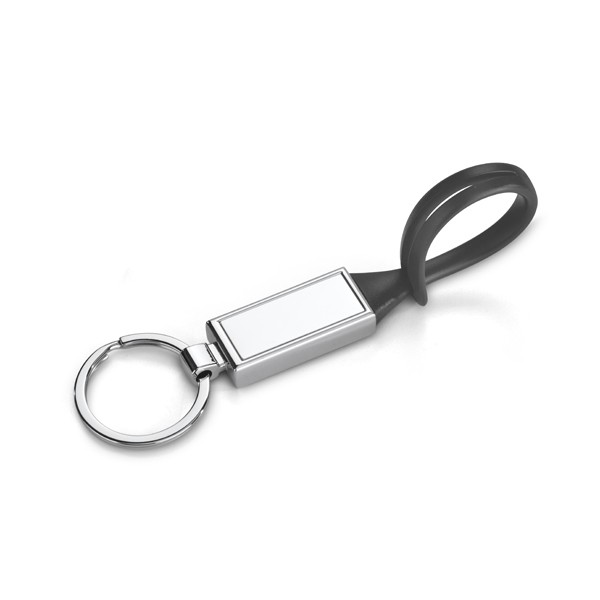 Promotional Metal & PVC Keyring