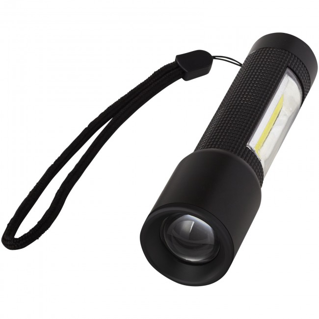 Promotional Tite compact 3W LED torch light and COB sidelight