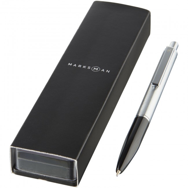 Promotional Dot black ink ballpoint pen with easy grip - Image 3