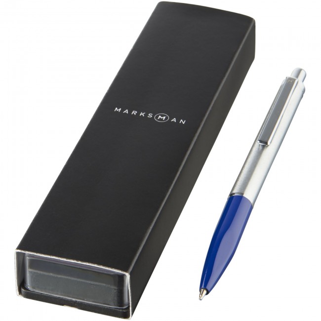 Promotional Dot black ink ballpoint pen with easy grip - Image 1