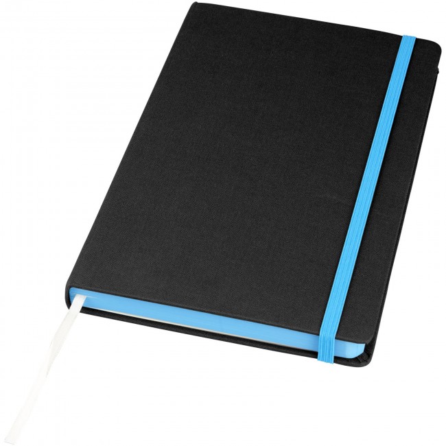 Promotional Frappé-fabric A5 hard cover notebook - Image 3