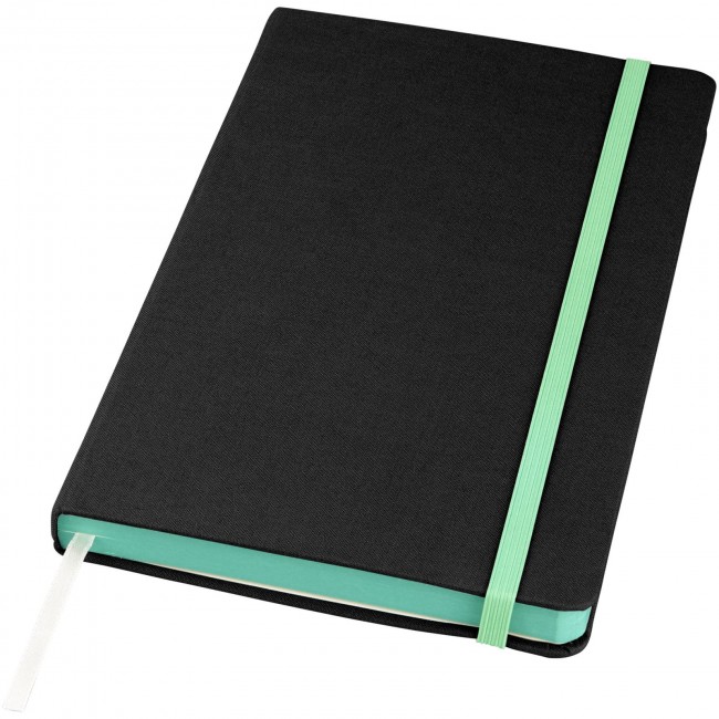 Promotional Frappé-fabric A5 hard cover notebook - Image 2