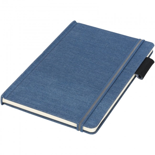 Promotional Jeans A5 fabric notebook - Image 2