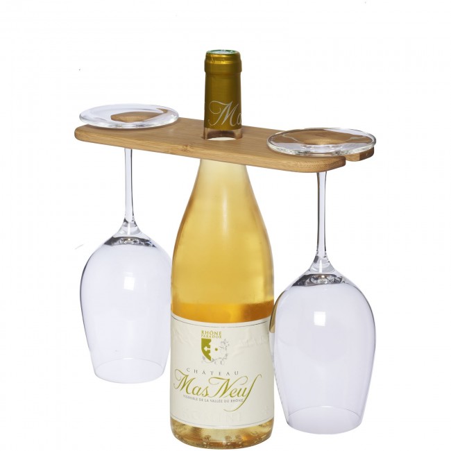 Promotional Miller wine bottle and glass carrying butler