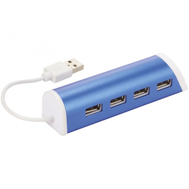 Promotional Power 4-port USB hub and smartphone stand - Image 2