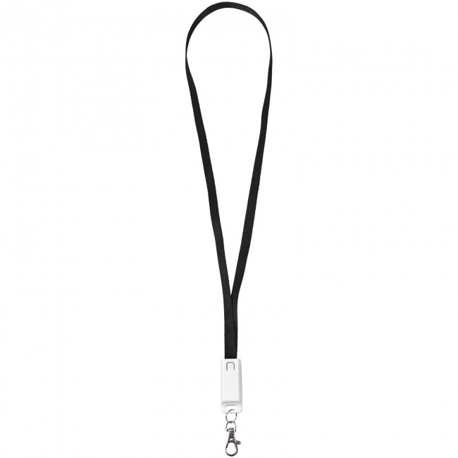 Promotional Trace 3-in-1 charging cable with lanyard - Image 3