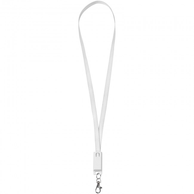 Promotional Trace 3-in-1 charging cable with lanyard - Image 2