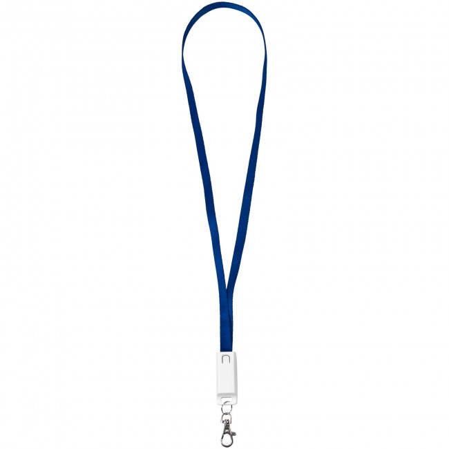 Promotional Trace 3-in-1 charging cable with lanyard - Image 1