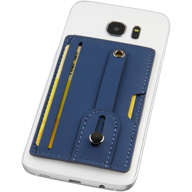 Promotional Prime RFID phone wallet with strap - Image 1