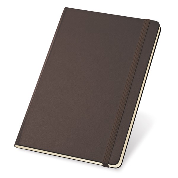 Promotional Twain A5 Notebook With Lined Sheets In Ivory Color