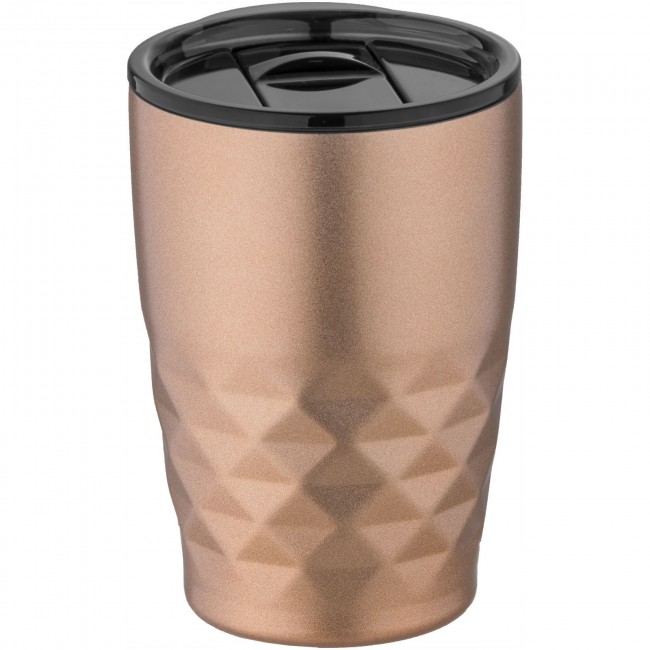 Promotional Geo 350 ml copper vacuum insulated tumbler - Image 3