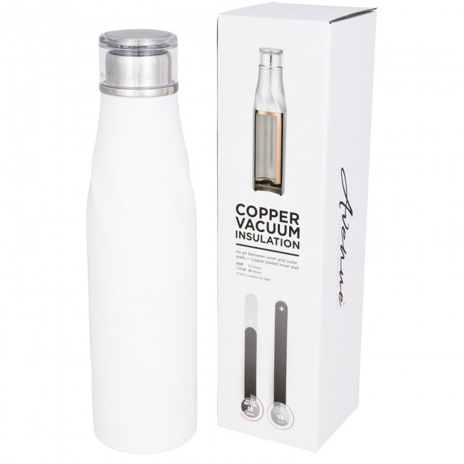 Promotional Hugo auto-seal copper vacuum insulated bottle - Image 2