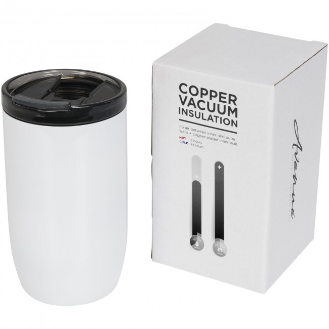 Promotional Lagom 380 ml copper vacuum insulated tumbler - Image 3