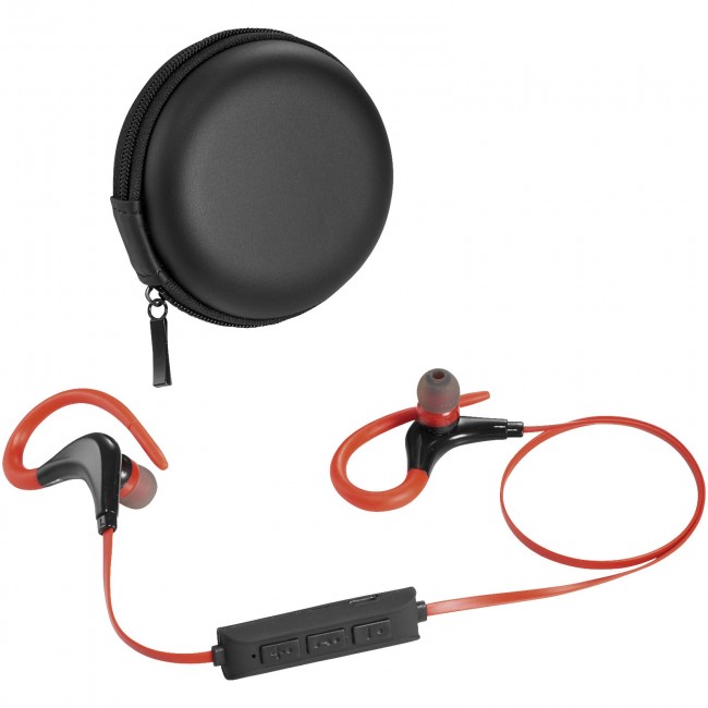 Promotional Buzz Bluetooth® flexible hook earbuds