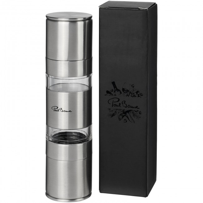 Promotional Dual stainless steel pepper and salt grinder