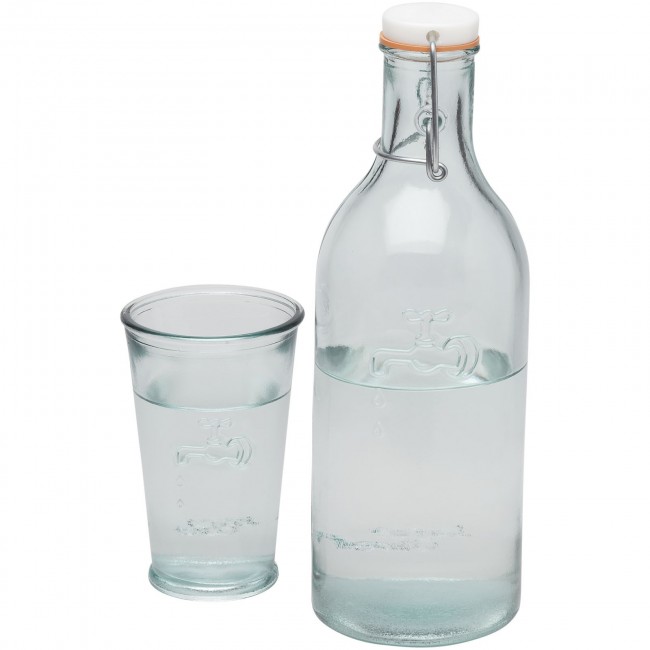 Promotional Ford water carafe made from recycled glass