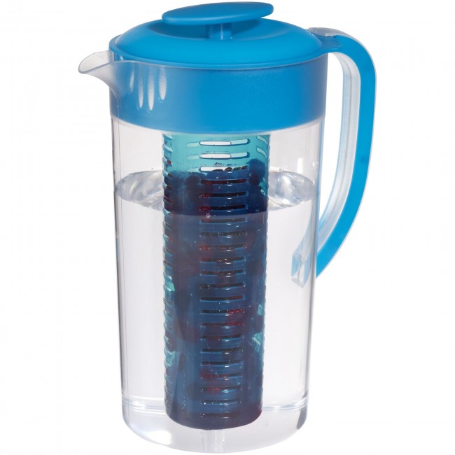 Promotional Pebble beverage pitcher with fruit infuser