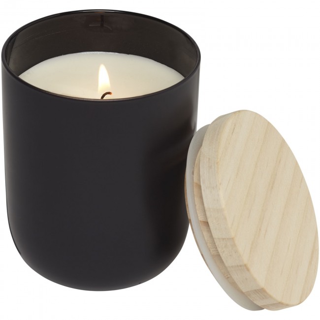 Promotional Lani candle with wooden lid - Image 3