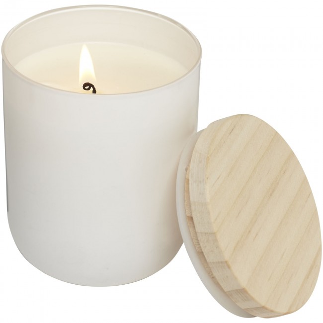 Promotional Lani candle with wooden lid - Image 2