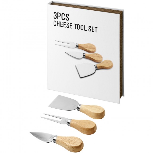 Promotional Nantes 3-piece cheese gift set