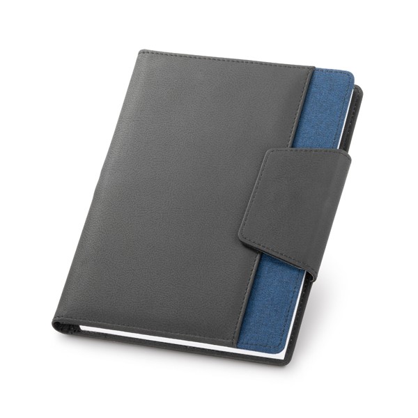 Promotional Russel PU And Polyester Fabric Cover With A5 Notebook