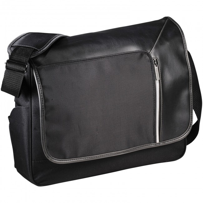 Promotional Vault 15.6'' laptop messenger with RFID secure pocket