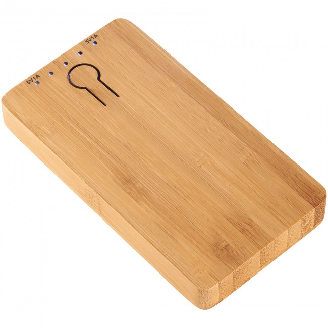 Promotional PB-5000 bamboo 5000 mAh power bank