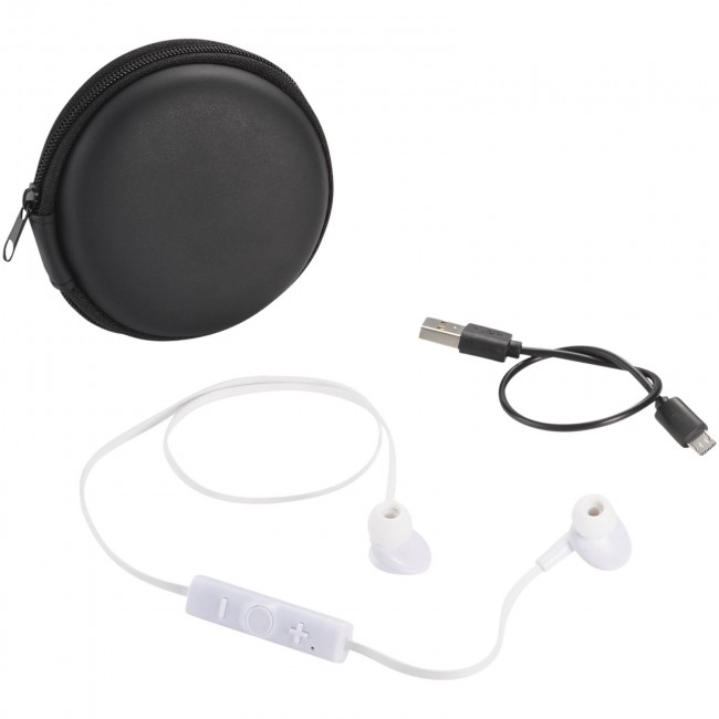 Promotional Sonic Bluetooth® earbuds with carrying case - Image 2