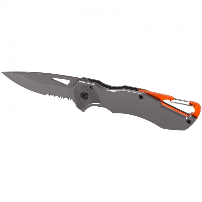 Promotional Deltaform knife with carabiner