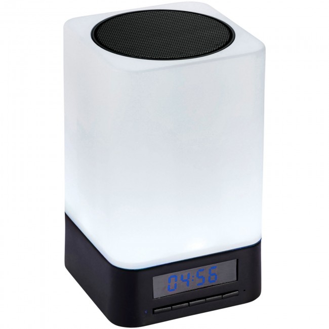 Promotional Selene light-up Bluetooth® speaker with clock